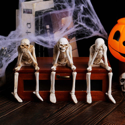 Halloween Skeleton Ornaments (Set of 3)